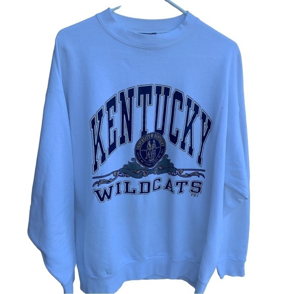 Vintage Crewneck Sweatshirt Kentucky Wildcats Size Extra Large - Picture 1 of 5